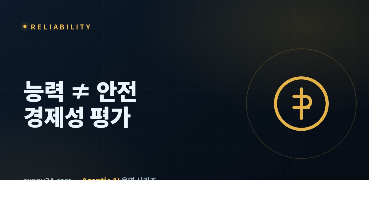 능력 벤치 통과가 안전 배포가 아니다 썸네일