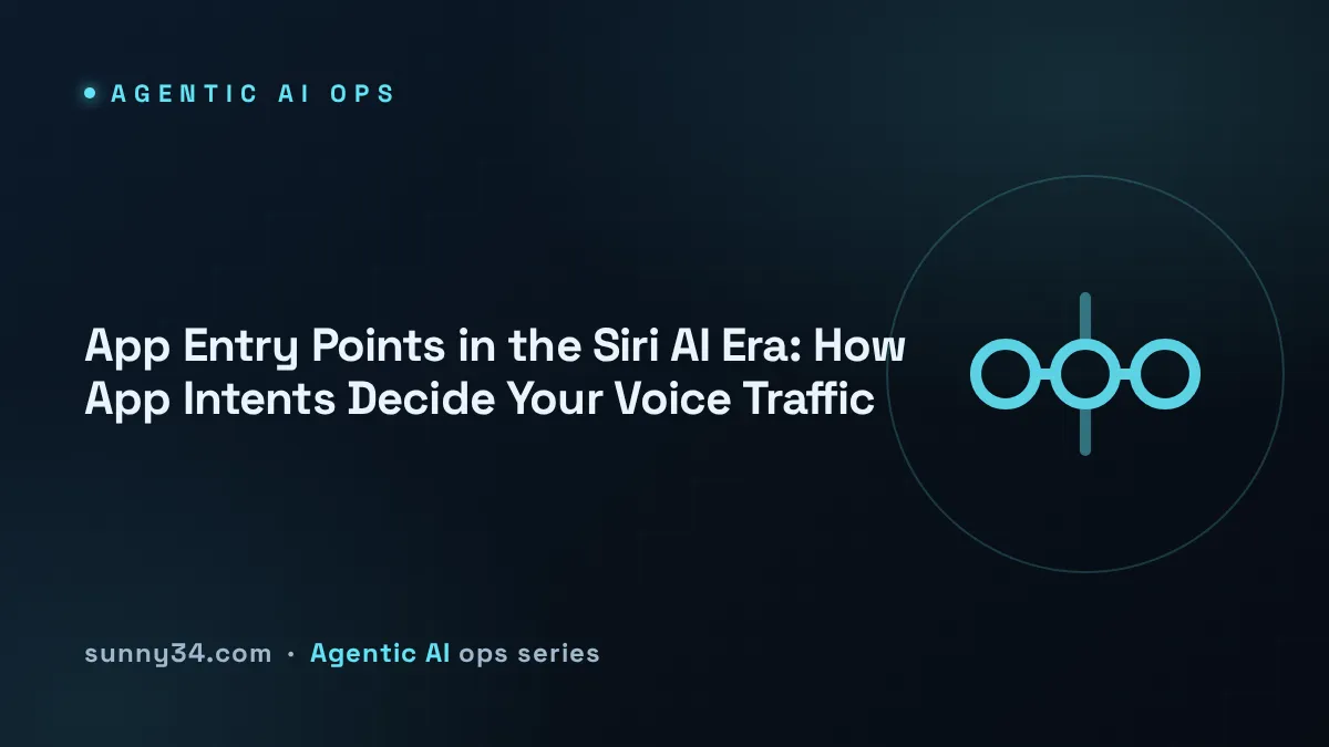 App Entry Points in the Siri AI Era: App Intents voice-entry thumbnail