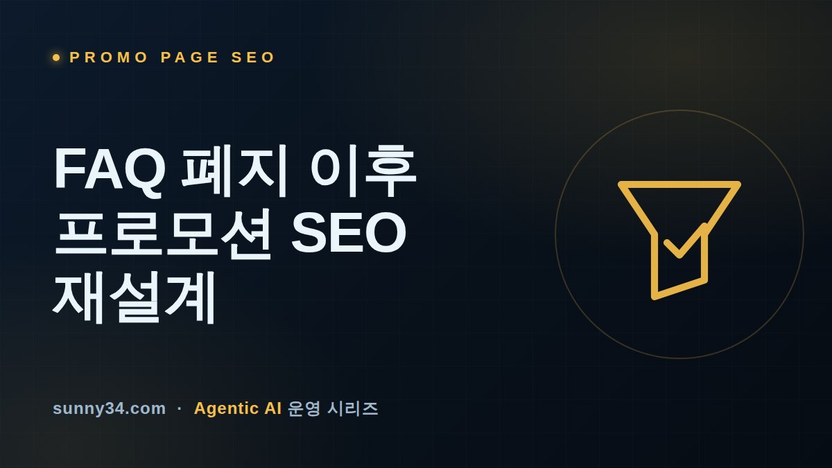 FAQ 리치 리절트가 사라졌다: AI 검색 시대의 프로모션 페이지 SEO 설계 썸네일