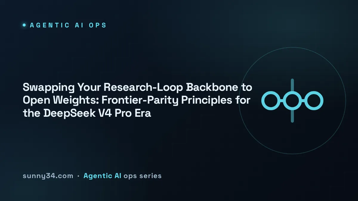 Swapping Your Research-Loop Backbone to Open Weights thumbnail