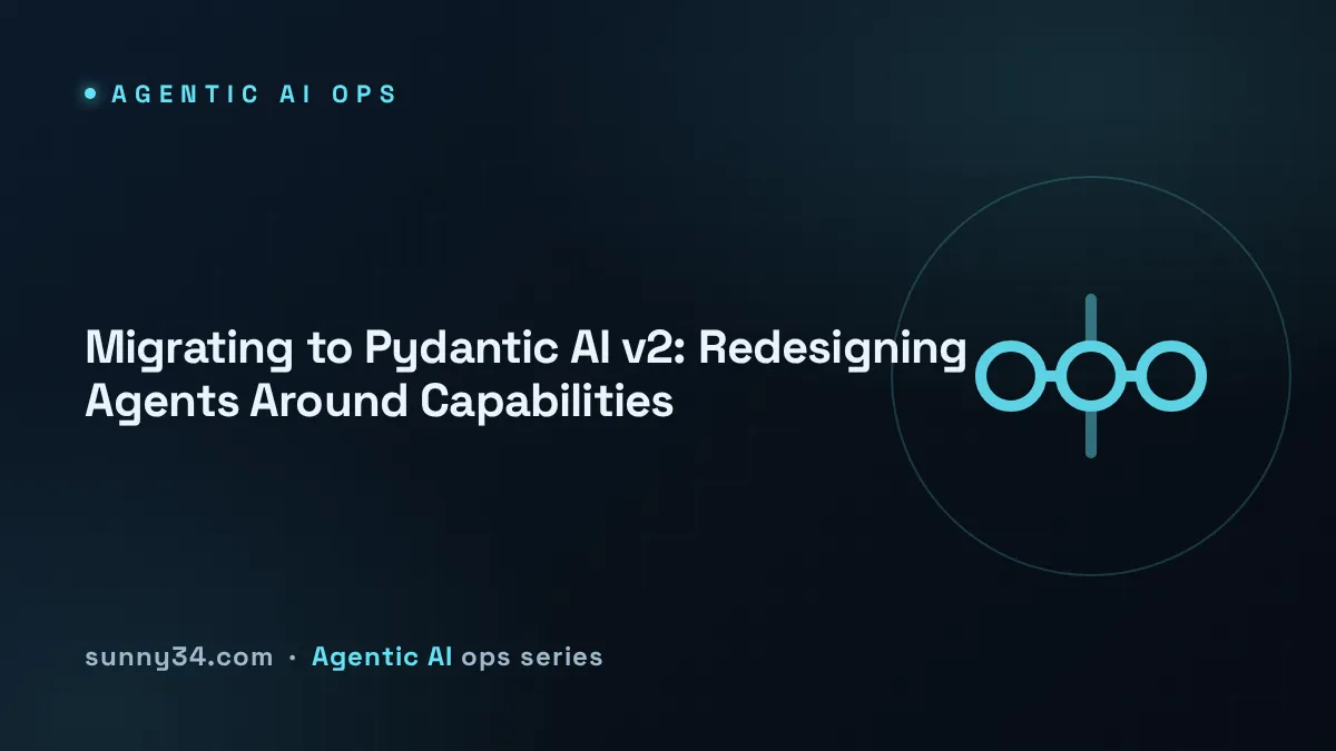 Migrating to Pydantic AI v2: Redesigning Agents Around Capabilities thumbnail