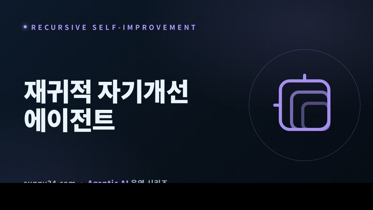 재귀적 자기개선(RSI) 에이전트 구축 썸네일
