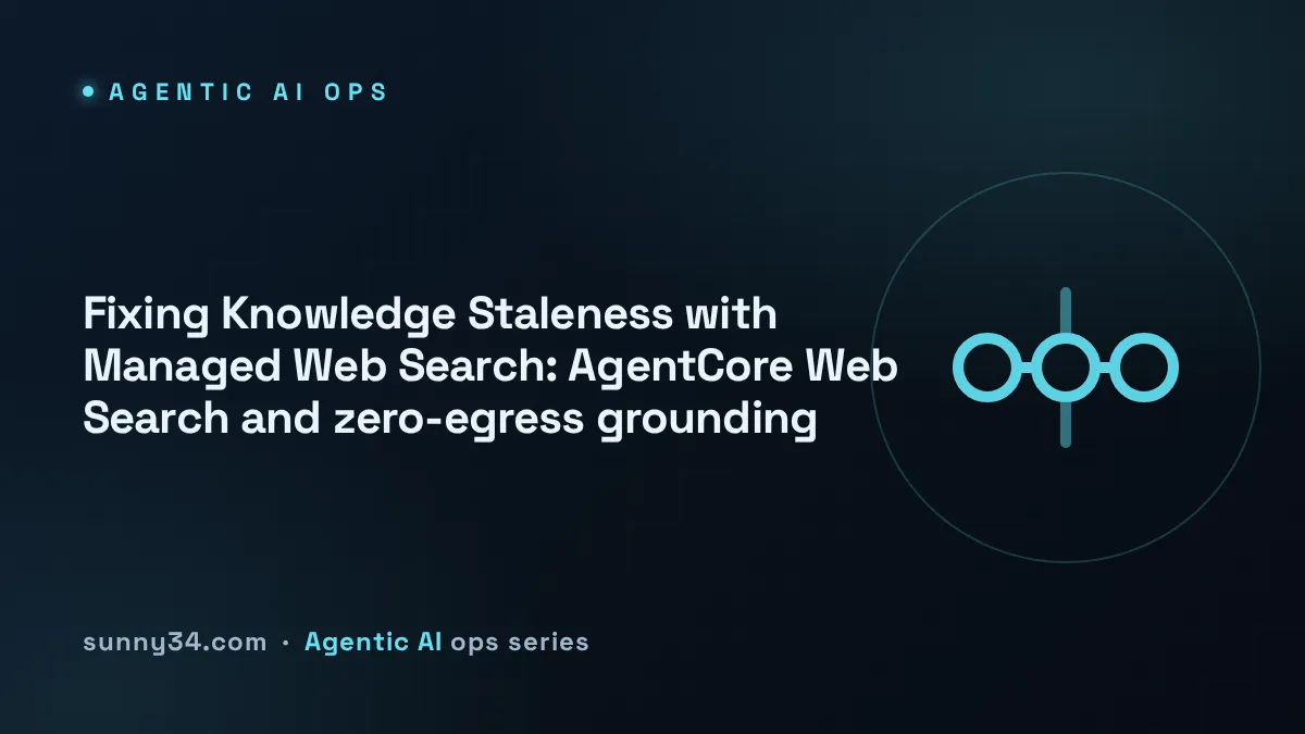 Fixing Knowledge Staleness with Managed Web Search: zero-egress web grounding thumbnail